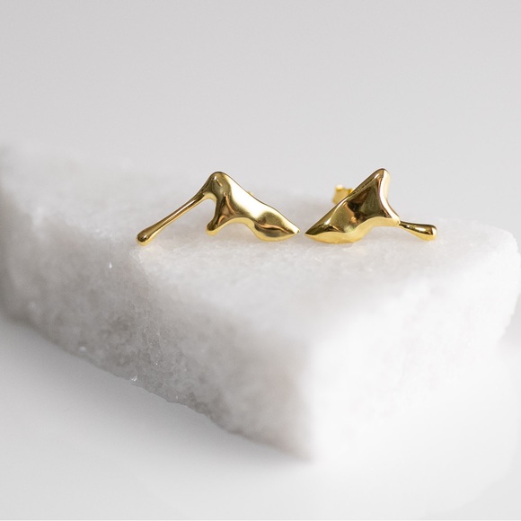 New 925 Sterling Silver Gold Plated - Picture 2 of 4